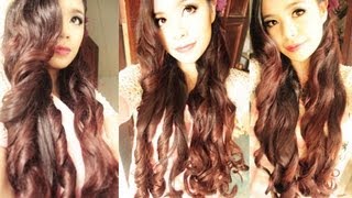 No Heat Magazine Curls- Heatless Inspired Ariana Grande Curls plus An Easy Hair Tutorial