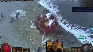 [Path of Exile] 3.0 Harbinger HC SSF -  T15 "The Beachhead" 5-Link low geared SRS