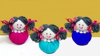 How to make Doll From cloth step by step at home | DIY Doll making craft idea