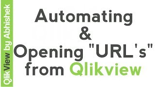 QlikView Tutorial | How to Open a URL from QlikView Application based on field value | Data & Tools