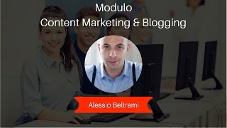 Corso Content Marketing & Blogging | Presentazione