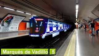 Marqués de Vadillo L5 : Metro de Madrid ( Serie 2000B )