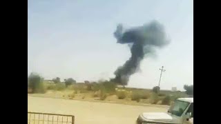 MiG-21 Bison fighter jet crashes at Shobhasar village near Bikaner