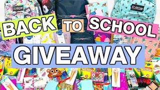 HUGE BACK TO SCHOOL GIVEAWAY 2017