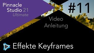 Keyframes und Effekte in Pinnacle Studio 21 Video Tutorial Deutsch #11