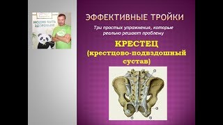 Три упражнения для крестцово-подвздошных суставов