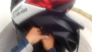 Yamaha X-Max 400 2013 walkaround, sound and acceleration to top speed