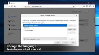 Howto: Change the firefox language!