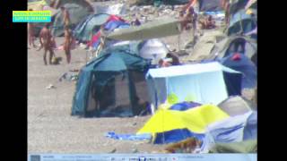 Нудисты пляж Лисья Бухта Черное море Крым Нудисты из всей Европы