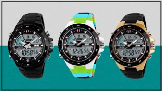 Extreme Test !! SKMEI 1016 Original Sport Watch Analog Led Digital Waterproof Unboxing Review