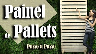 Como fazer um Painel de Pallets para Festa Infantil | Andreia Faleiros