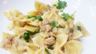 FARFALLE AL TONNO CREMOSE