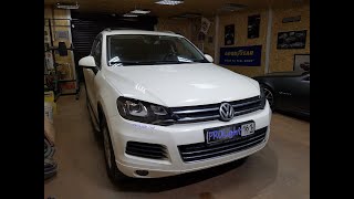 Touareg с хорошим светом. Замена линз на биксеноновые линзы Hella 3 Ultimate с сохранением адаптива