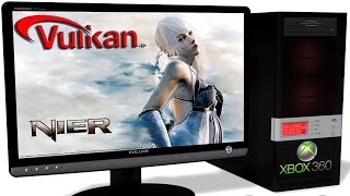 XENIA Xbox 360 Emulator - NiER (2010). Vulkan. Test run on PC #2