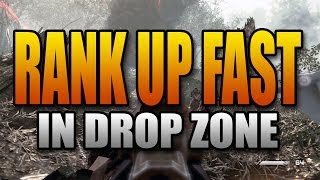 New Way to Rank up Fast in Ghosts! Drop Zone is CRAZY XP! (Call of Duty Best Game Mode Level Up)