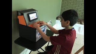 Cardboard Box Arcade Game Machine