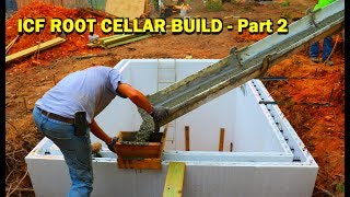 ICF ROOT CELLAR BUILD - PART 2
