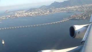 Fantastic Take Off Boeing 747-400 Air France Flight AF443 from Rio de Janeiro to Paris
