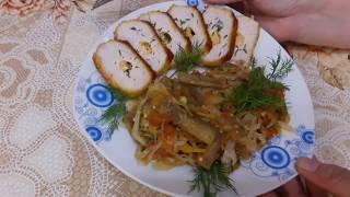 БАКЛАЖАНЫ ТУШЕНЫЕ С КАПУСТОЙ / БЕЗУМНО ВКУСНО И СЫТНО
