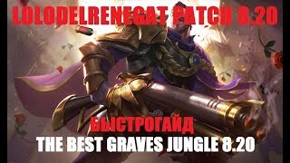 Graves guide patch 8.20. Грейвз гайд патч 8.20. Graves jungle 8.20.