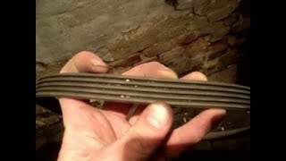 УСТРАНЯЕМ СВИСТ РЕМНЯ ГЕНЕРАТОРА  Митцубиси Лансер Цедиа GDI 4WD (MITSUBISHI LANCER CEDIA)