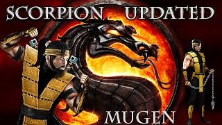Scorpion Hanzo (New Updated) (Combos, Fatality, Brutality) M.U.G.E.N Mortal Kombat Project 4.1