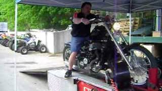 Turbo diesel bike dyno run