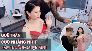 Hậu trường chụp ảnh cực nhắng nhít của Quế Trân "đốn tim" khán giả