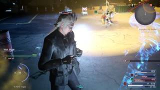FINAL FANTASY XV imperial base infiltration w ramuh summon