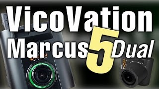 VicoVation Marcus 5 Dual – видеорегистратор с двумя камерами