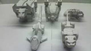 [百獣戦隊ガオレンジャー]パワーアニマルを紙で作ってみた