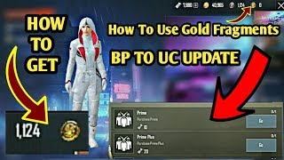 Convert BP To UC CASH in Pubg Mobile ! How To Use Gold Fragments In Pubg Mobile