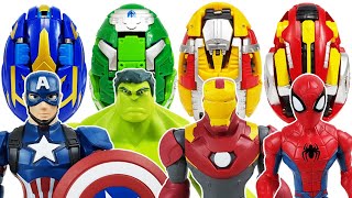 Avengers, Carbot Kung Go~! Iron Man, Thor! Captain America, Hulk, Incredibles, Thanos, Spider-Man!