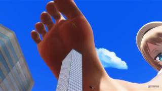 [MMD giantess]くつろぐ巨大娘その3/Relaxing giantess part 3