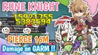 TERCYDUK !! THE MVP SLAYER BUJOB RUNE KNIGHT 16M PIERCE DAMAGE !! RAGNAROK MOBILE