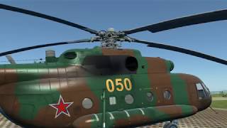 Вертолёт МИ-8 МТВ2 Осмотр Запуск Полёт Посадка Останов