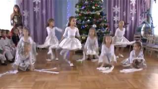Танец "Вьюга".  Средняя группа детсада № 160 г. Одесса 2015
