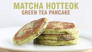 Green Tea Pancake [Matcha Hotteok] Sweet Korean Pancake