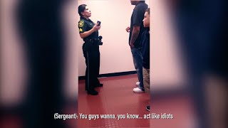 POLICE VIOLATION CAUGHT ON CAMERA!