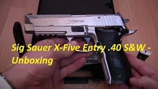 Sig Sauer X Five Entry  .40S&W - Unboxing