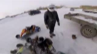 GoPro (onbord) Fun winter karting (зимний картинг г.Омск 2 этап Уникар 2019г.)