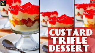 Fruit Custard Trifle Recipe By Chef Food (Eid Special Recipe) | EID DESERTS