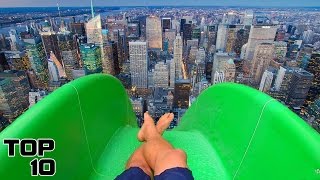 Top 10 Crazy Illegal Water Slides