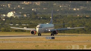 Scandinavian Airlines B737 - Beautiful evening landing at Split airport
