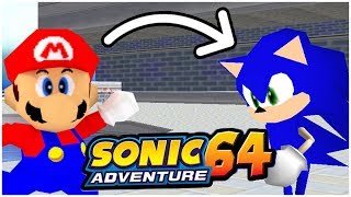 What if Sonic Was Playable in SM64?!?! | SM64 Rom Hack