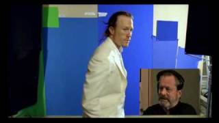 Heath Ledger trying on costumes ( with T. Gilliam comments )