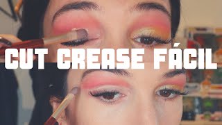 CÓMO HACER UN CUT CREASE FÁCIL | ME HE PUESTO EXTENSIONES DE PESTAÑAS