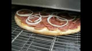 forno esteira pizza