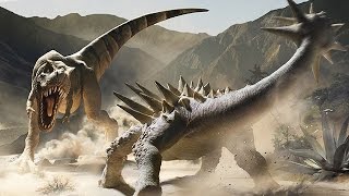 DINO HUNTER DEADLY SHORES - Allosaurus vs Ankylosaurus Dinosaurs Battle #13
