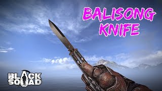 Balisong Knife | Black Squad